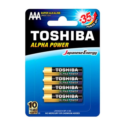 Toshiba Alpha Power Batteries